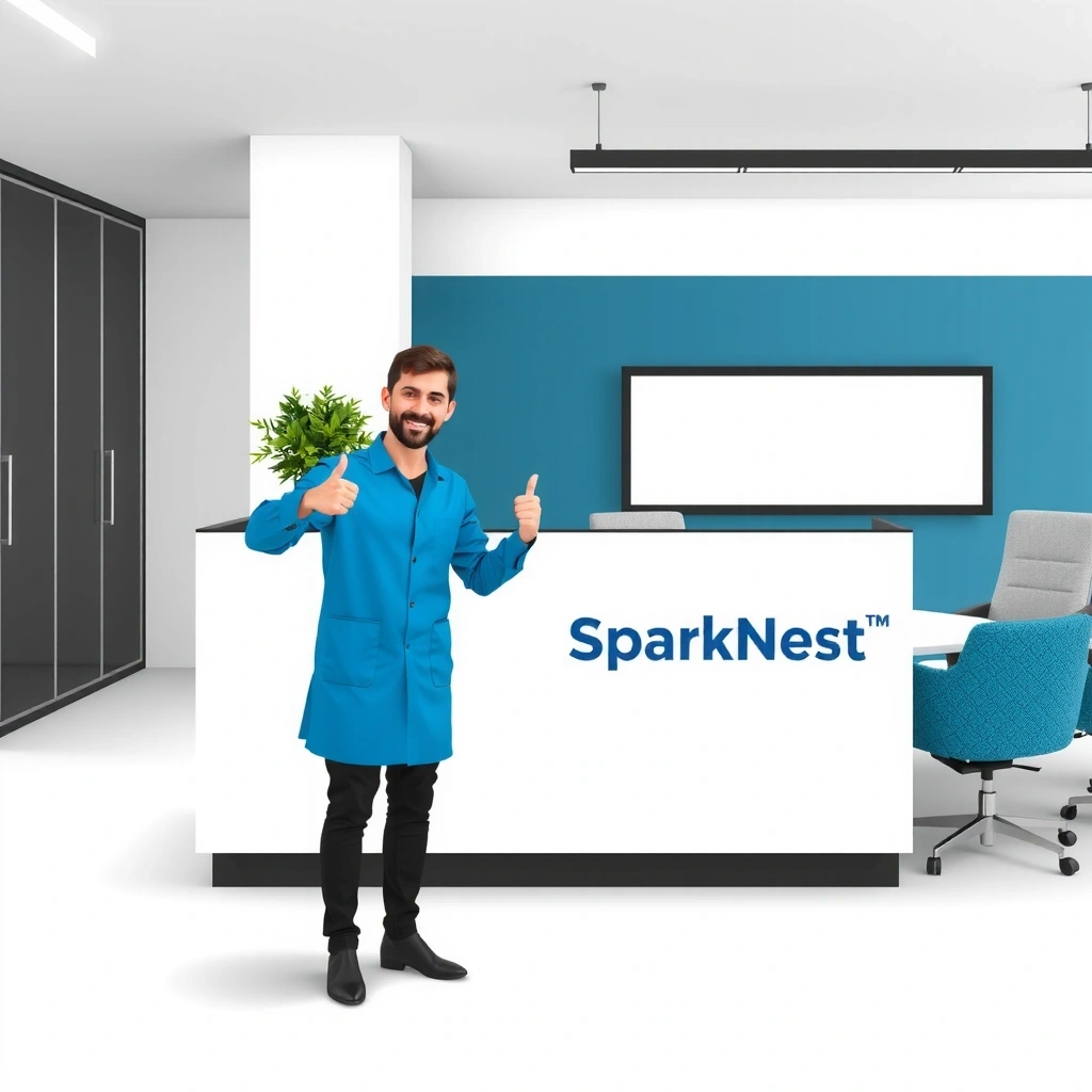 Happy customer receiving cleaning service