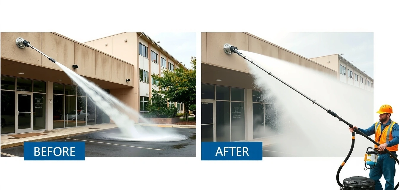 Professional pressure washing service